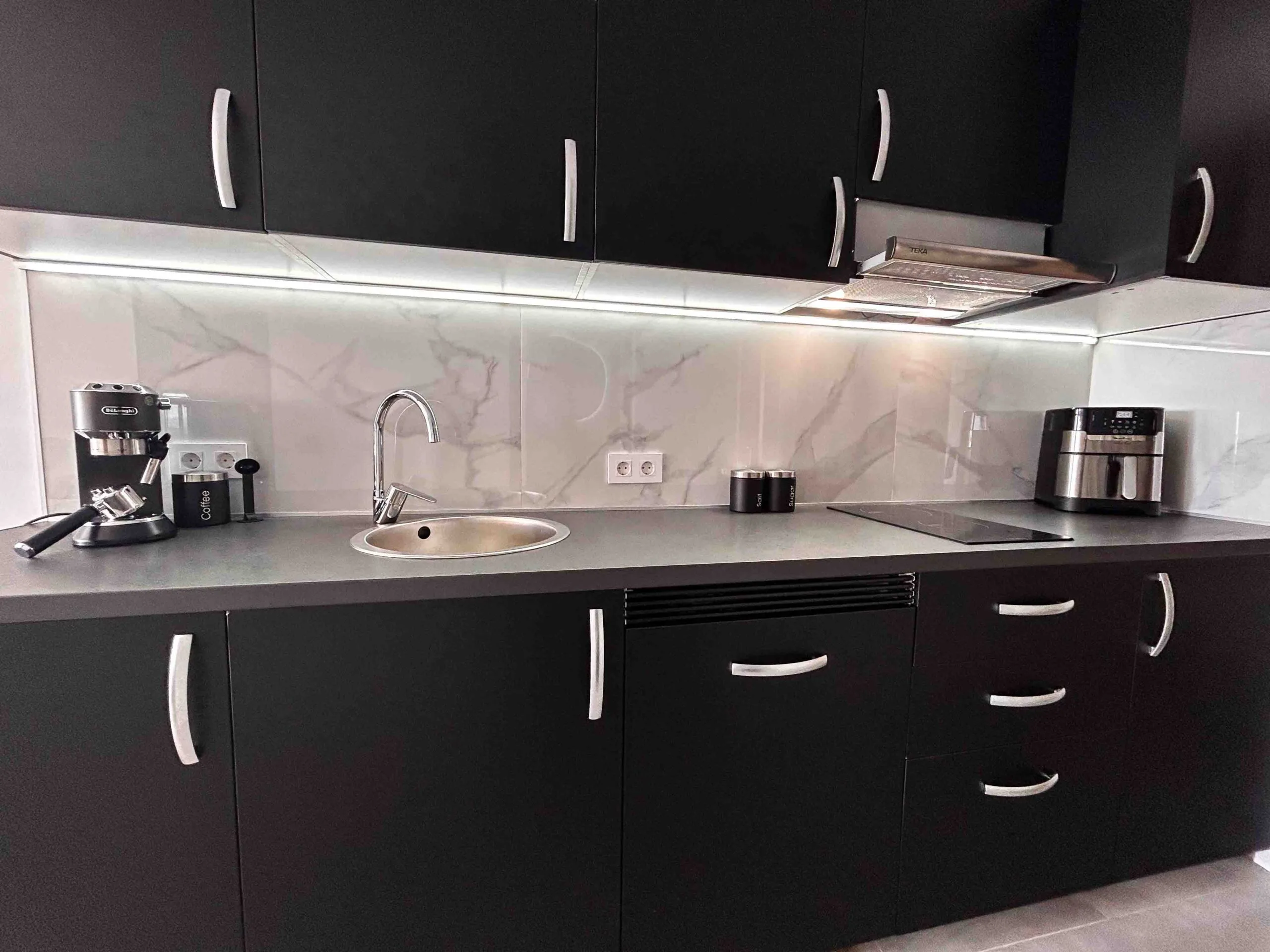 Modern kitchen area at Casa Gigi in Morro Jable