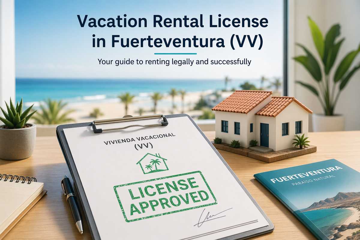 vacation rental license fuerteventura vv requirements property